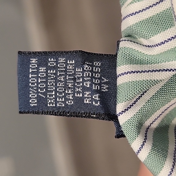 Ralph Lauren green stripe button down shirt - Picture 8 of 8